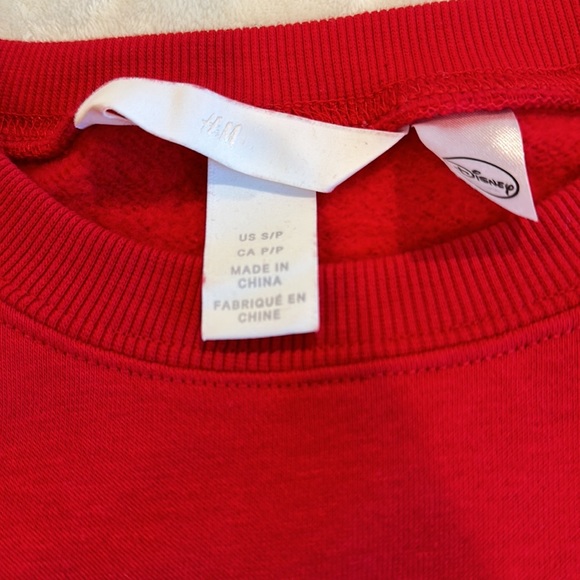 H&M Red Minnie Mouse Women’s Sweater - SIZE SMALL - Picture 3 of 4